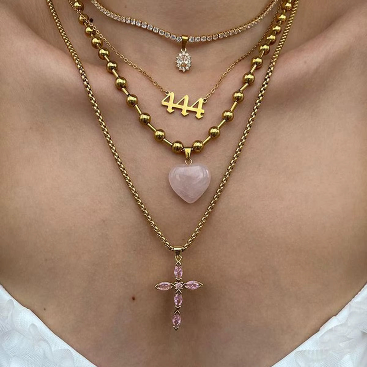 Ruby Rose Necklace