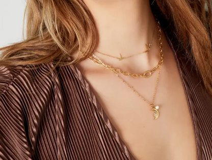 Moon Star Necklace